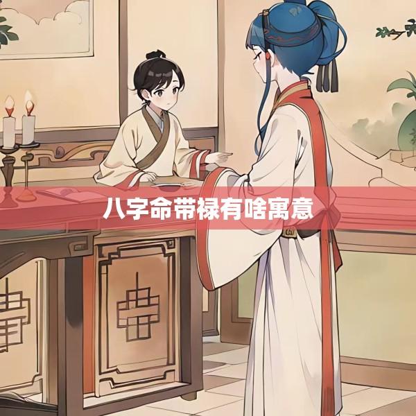八字命带禄有啥寓意