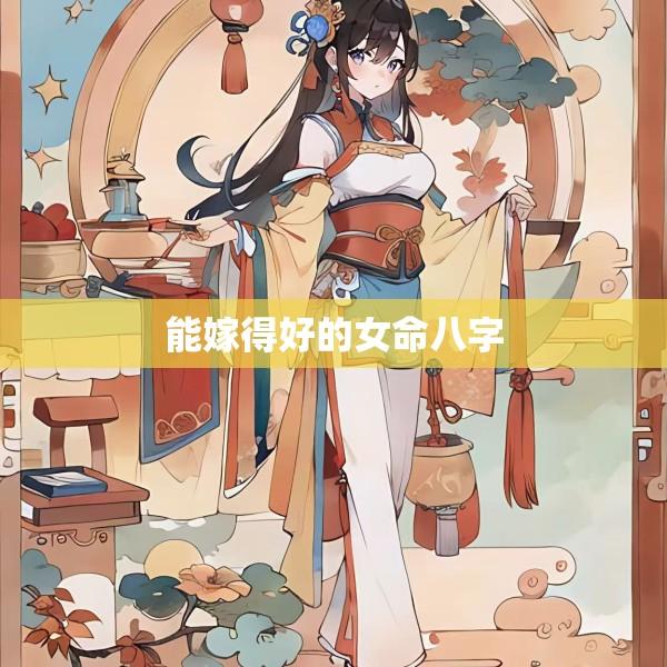 能嫁得好的女命八字