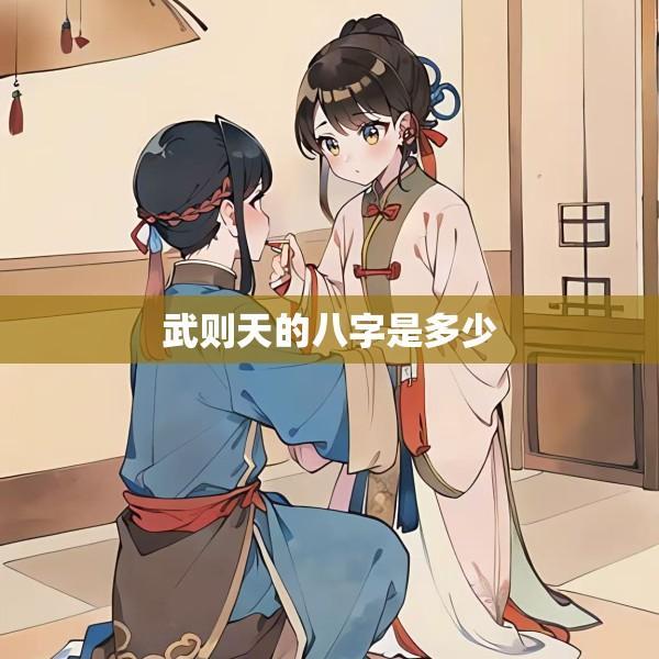 武则天的八字是多少