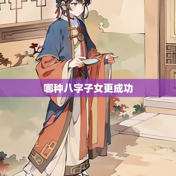 哪种八字子女更成功
