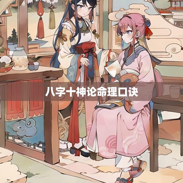 八字十神论命理口诀