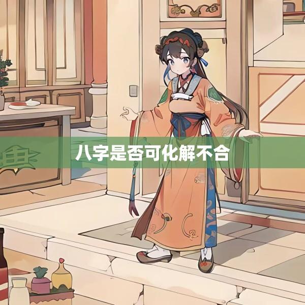 八字是否可化解不合
