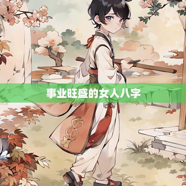 事业旺盛的女人八字