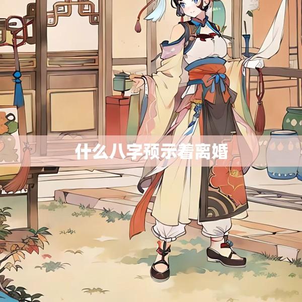 什么八字预示着离婚