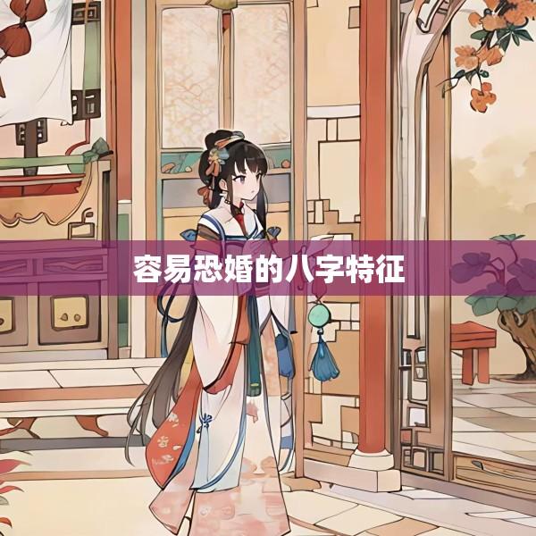 容易恐婚的八字特征