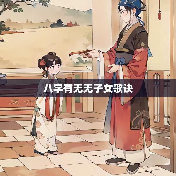 八字有无无子女歌诀