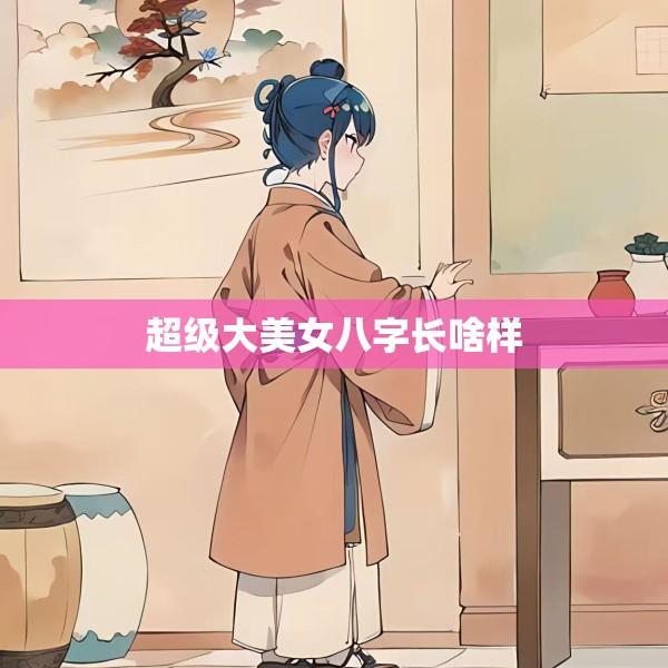 超级大美女八字长啥样