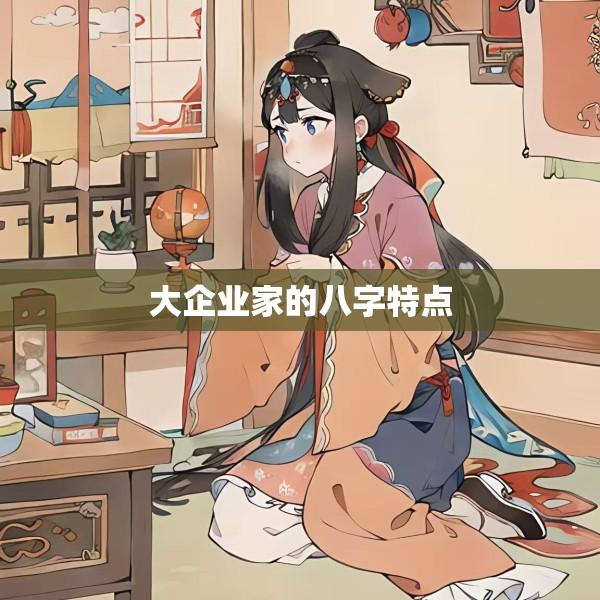 大企业家的八字特点