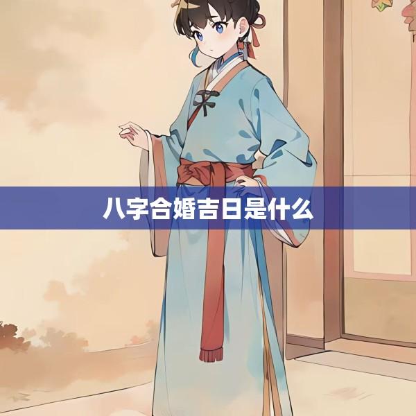 八字合婚吉日是什么