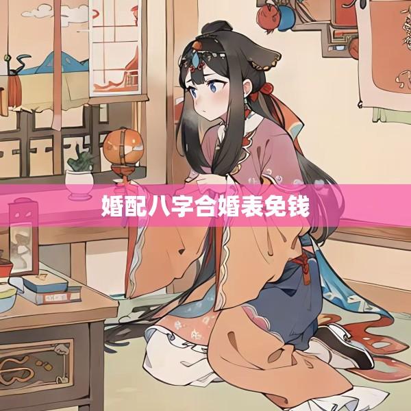 婚配八字合婚表免钱