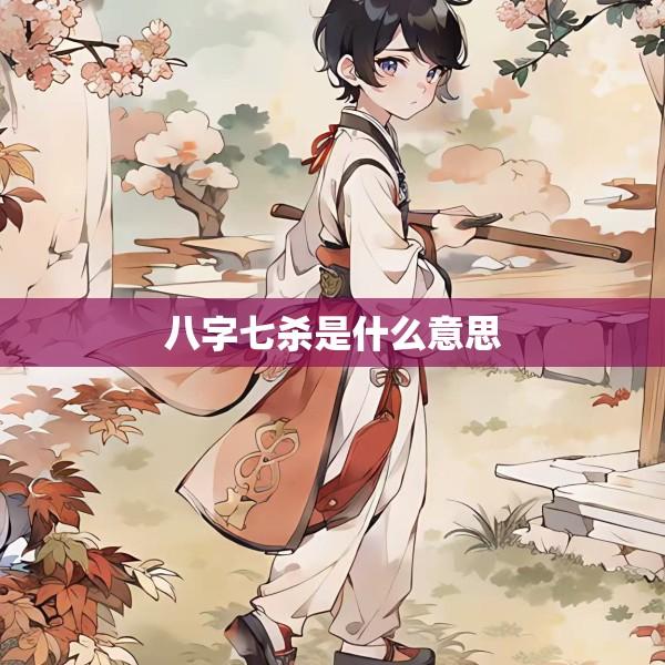 八字七杀是什么意思