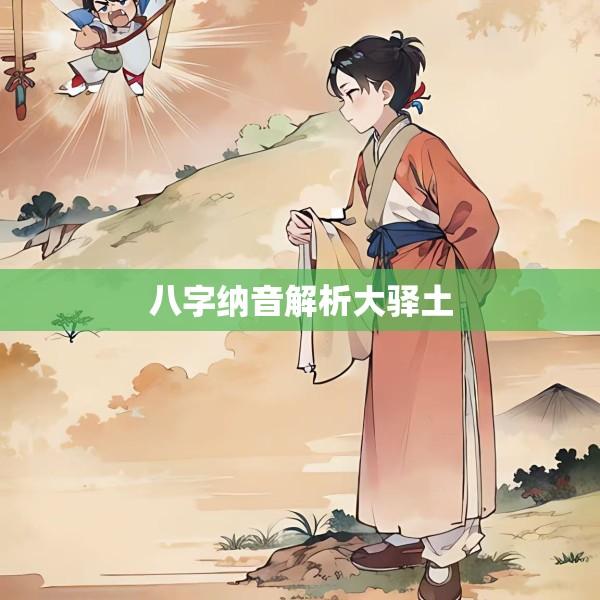 八字纳音解析大驿土