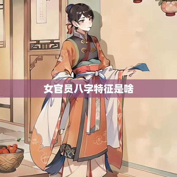女官员八字特征是啥