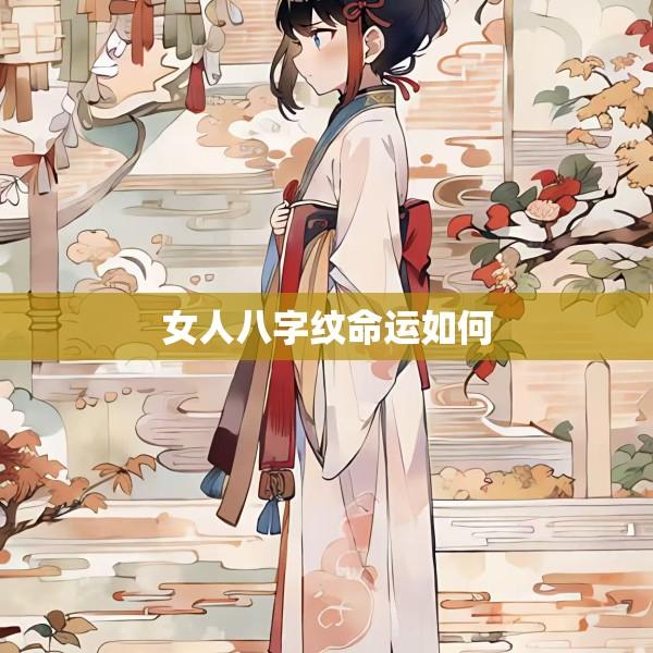 女人八字纹命运如何