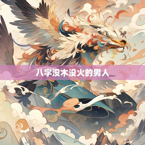 八字没木没火的男人