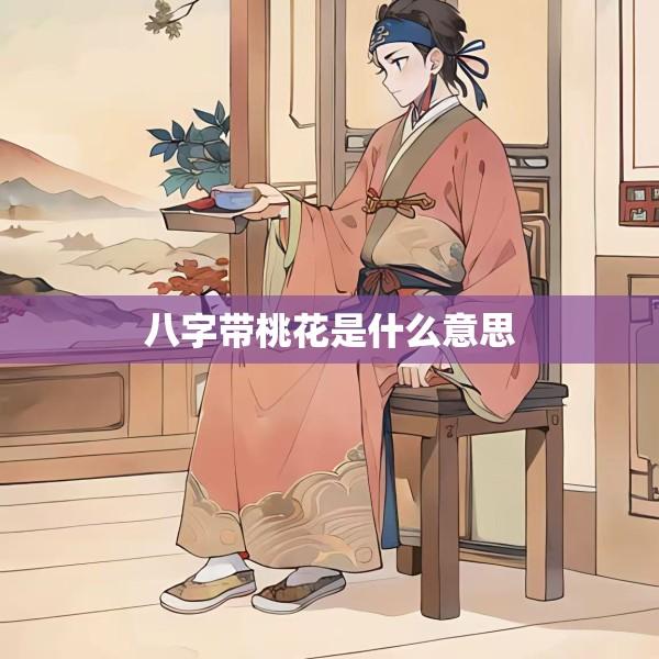 八字带桃花是什么意思