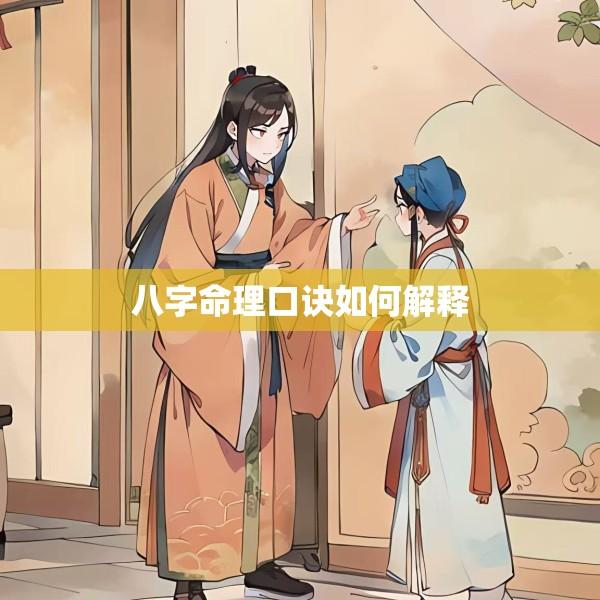 八字命理口诀如何解释