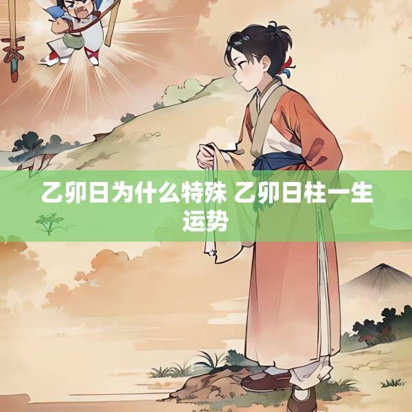 乙卯日为什么特殊 乙卯日柱一生运势