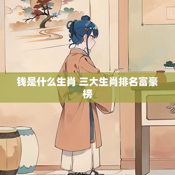 钱是什么生肖 三大生肖排名富豪榜