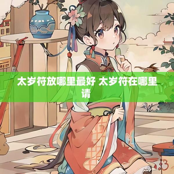太岁符放哪里最好 太岁符在哪里请 