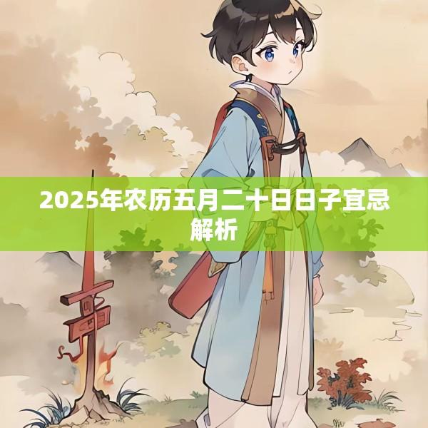 2025年农历五月二十日日子宜忌解析