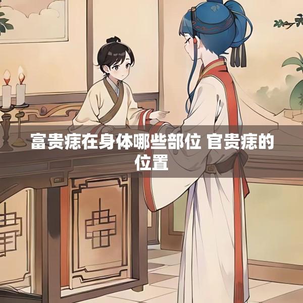 富贵痣在身体哪些部位 官贵痣的位置