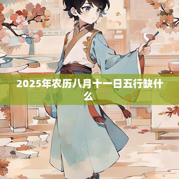 2025年农历八月十一日五行缺什么 