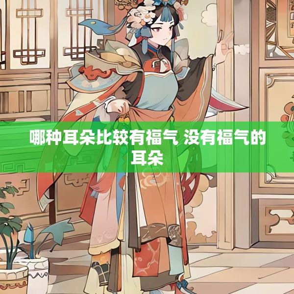 哪种耳朵比较有福气 没有福气的耳朵