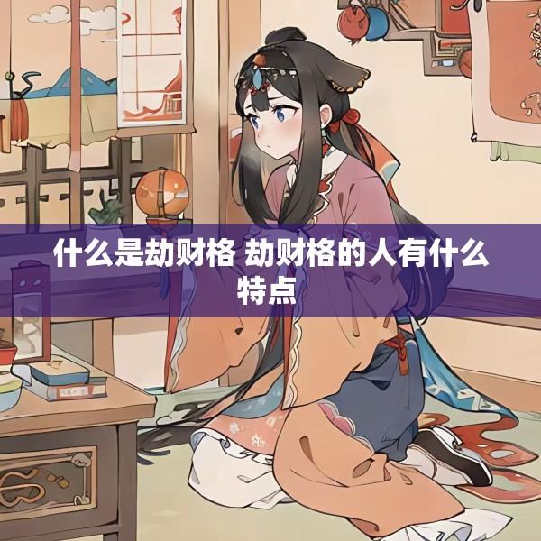 什么是劫财格 劫财格的人有什么特点 