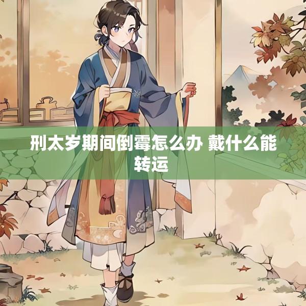 刑太岁期间倒霉怎么办 戴什么能转运 