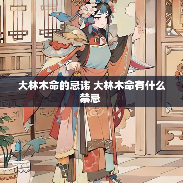 大林木命的忌讳 大林木命有什么禁忌 