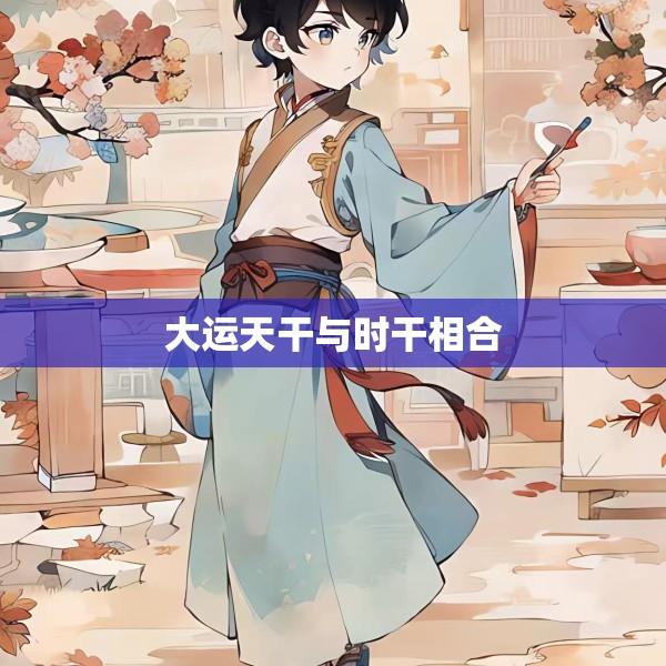 大运天干与时干相合