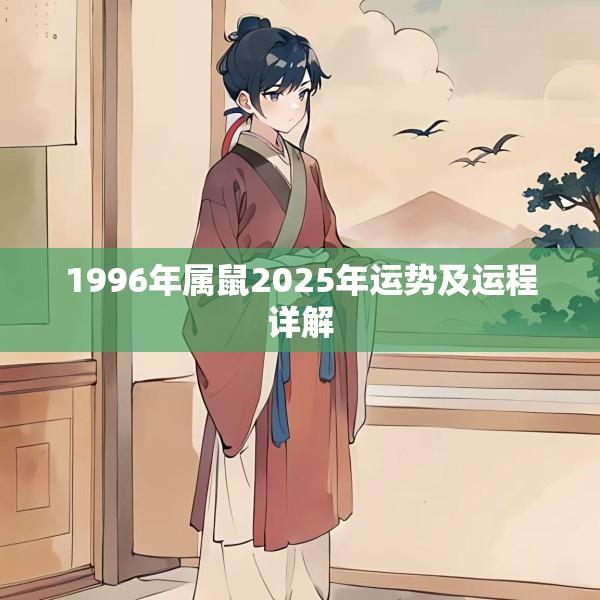 1996年属鼠2025年运势及运程详解