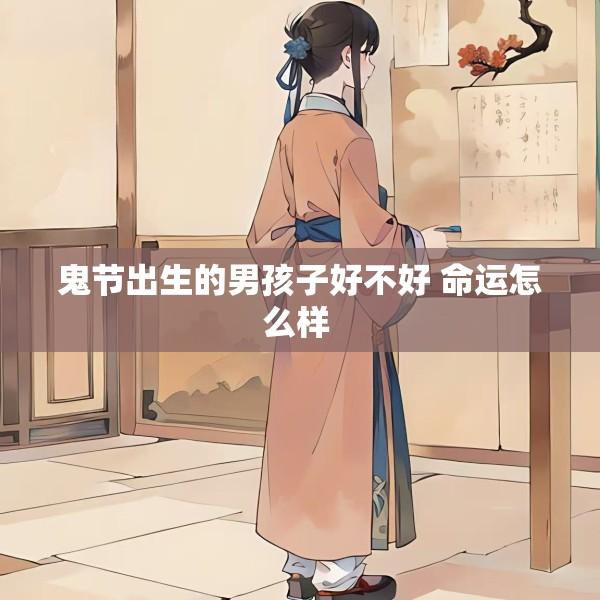 鬼节出生的男孩子好不好 命运怎么样 