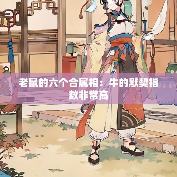 老鼠的六个合属相：牛的默契指数非常高
