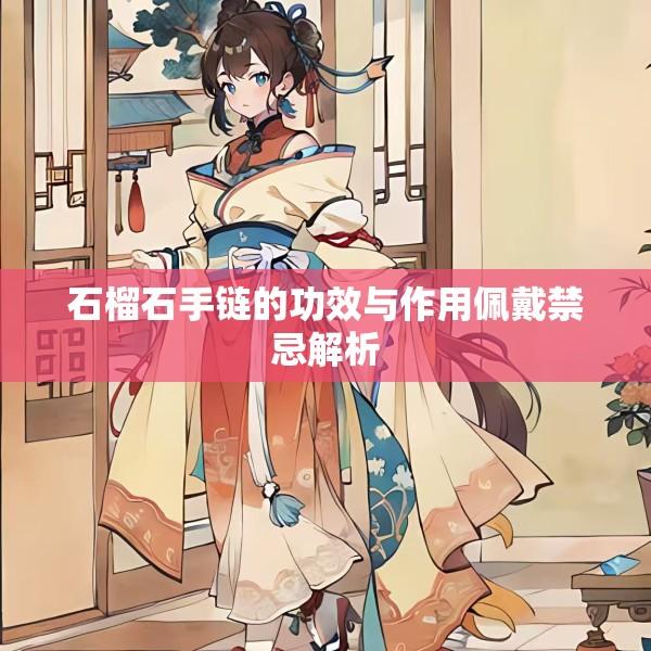 石榴石手链的功效与作用佩戴禁忌解析