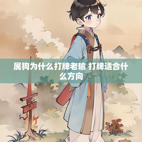 属狗为什么打牌老输 打牌适合什么方向