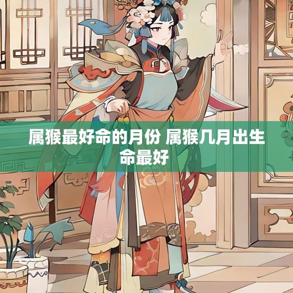 属猴最好命的月份 属猴几月出生命最好 