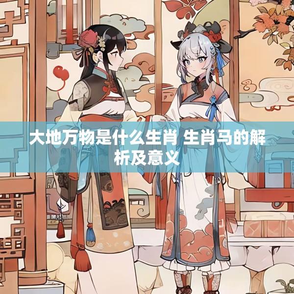大地万物是什么生肖 生肖马的解析及意义