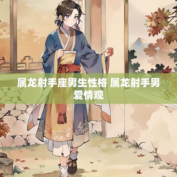 属龙射手座男生性格 属龙射手男爱情观