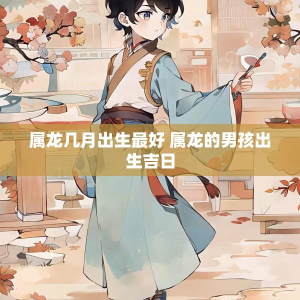 属龙几月出生最好 属龙的男孩出生吉日