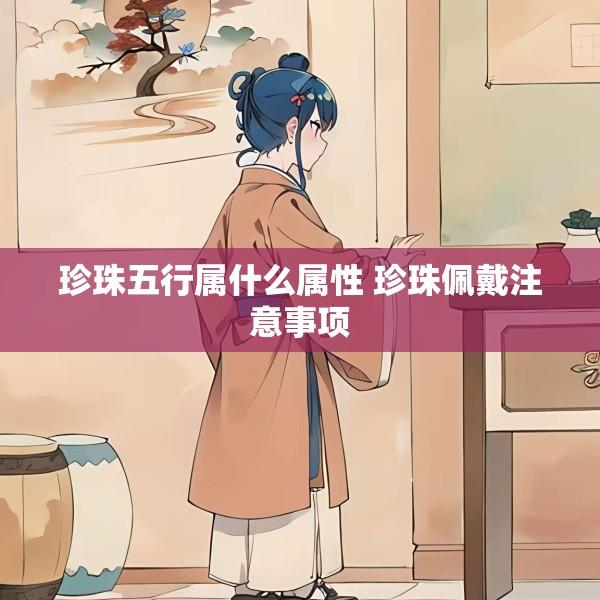 珍珠五行属什么属性 珍珠佩戴注意事项