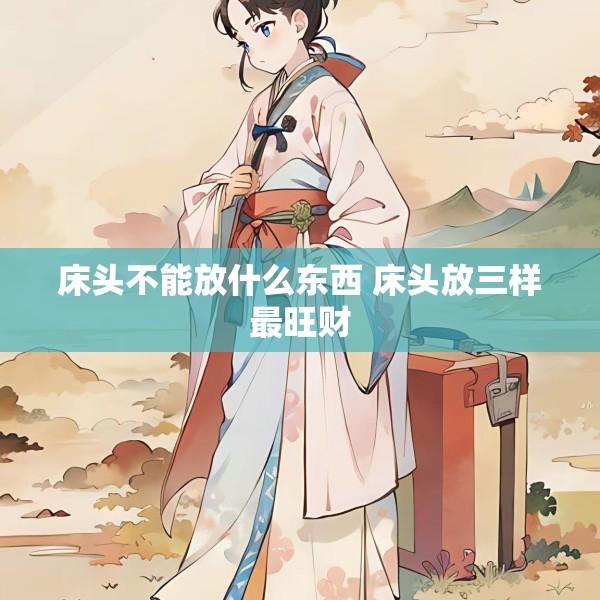 床头不能放什么东西 床头放三样最旺财