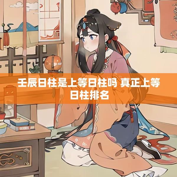 壬辰日柱是上等日柱吗 真正上等日柱排名