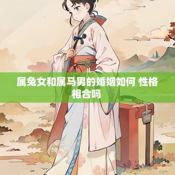 属兔女和属马男的婚姻如何 性格相合吗 