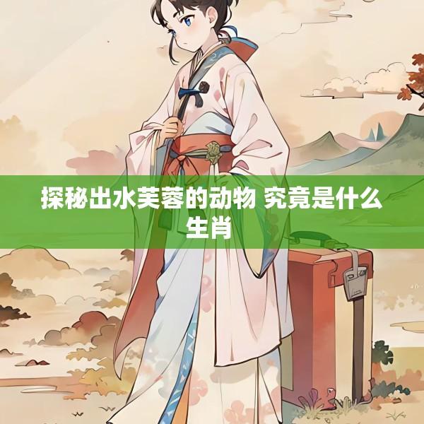 探秘出水芙蓉的动物 究竟是什么生肖 