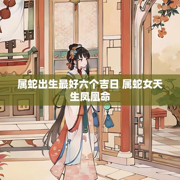 属蛇出生最好六个吉日 属蛇女天生凤凰命
