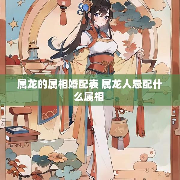 属龙的属相婚配表 属龙人忌配什么属相 