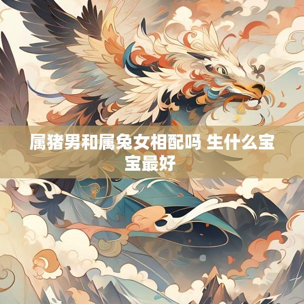 属猪男和属兔女相配吗 生什么宝宝最好 