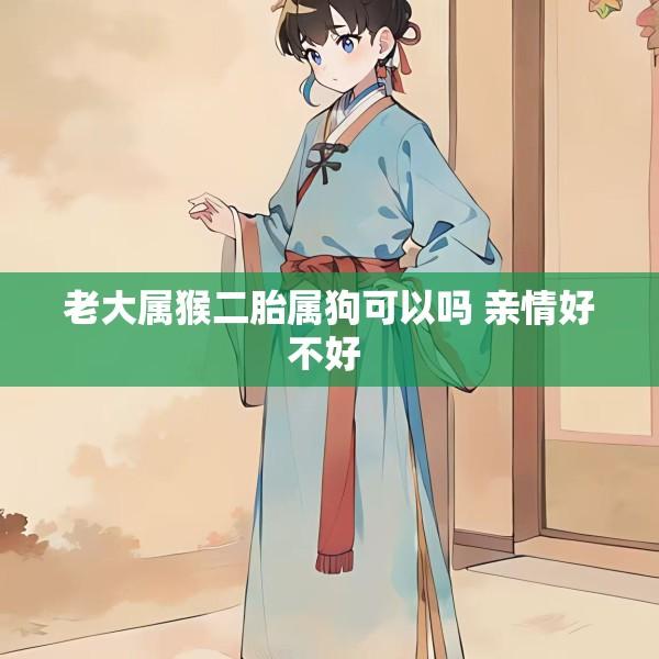 老大属猴二胎属狗可以吗 亲情好不好 